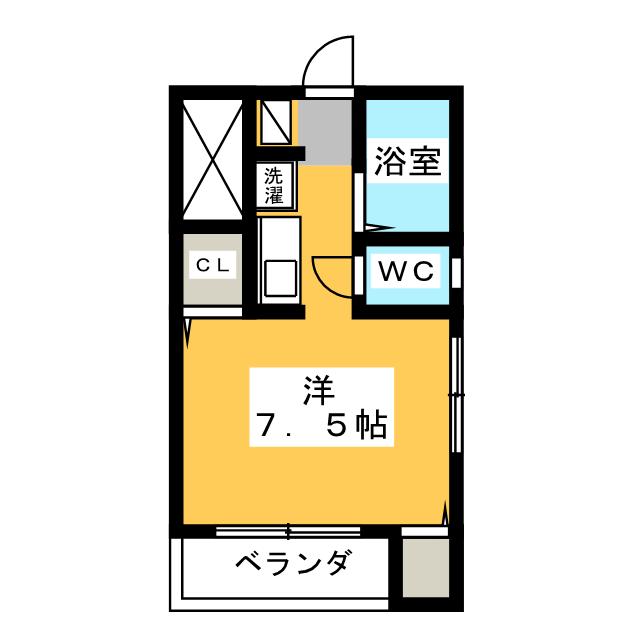 ラメール築地の間取り