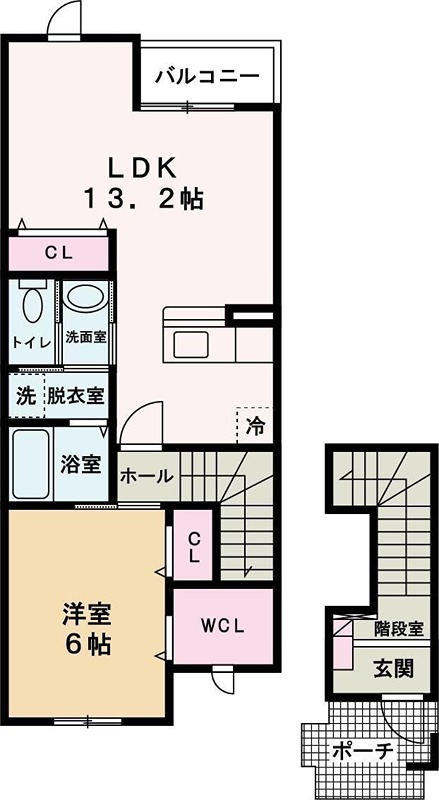 ウッドパストラルIIの間取り