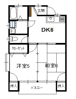 アップルハイツの間取り