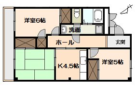 シャルムの間取り