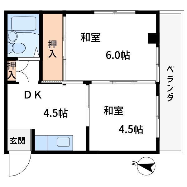 【江東区千石のマンションの間取り】