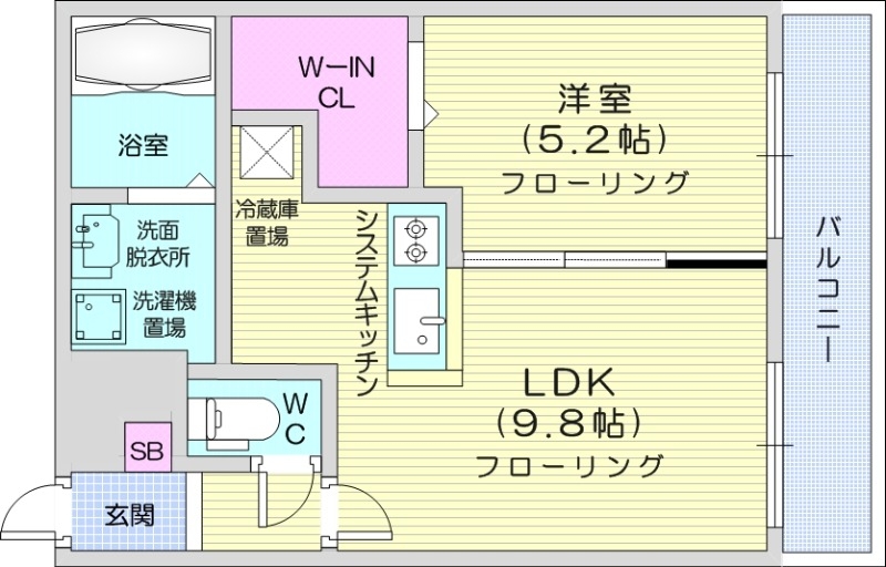 サンコート円山ガーデンヒルズの間取り