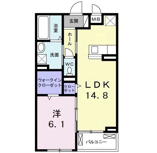 【シャンクレールリゥの間取り】