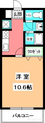 【ロフティ上一万の間取り】