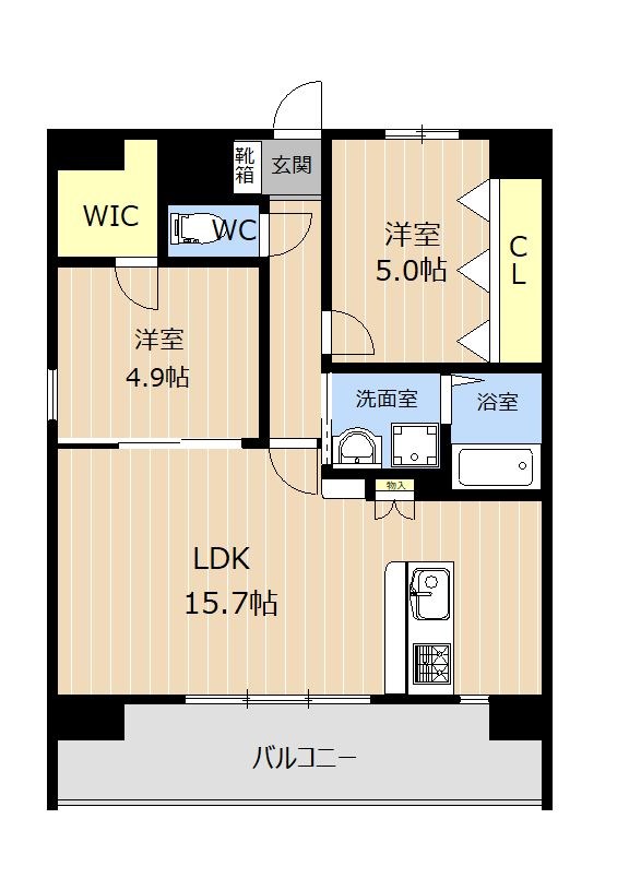 ＬＩＢＴＨ博多駅南ＣＥＮＴＲＡＬ_間取り_0