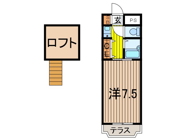 ファミーユ・フォーレの間取り