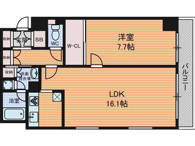 本町橋タワーの間取り