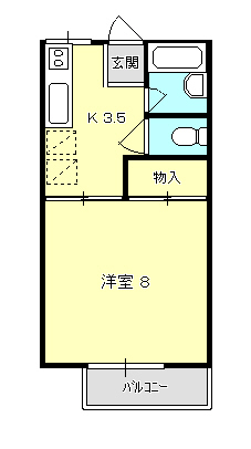 メゾン大手IIの間取り