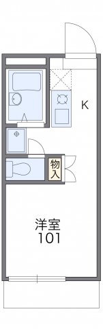 レオパレス新金岡の間取り