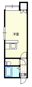 新発田市富塚町のアパートの間取り