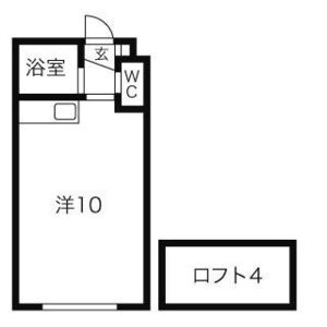 札幌市中央区南十八条西のマンションの間取り