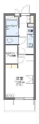 レオパレス坊ヶ峯の間取り