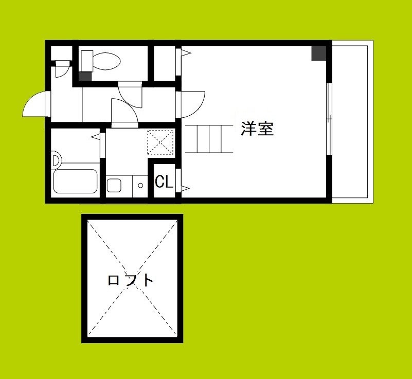 コフレ鶴橋の間取り