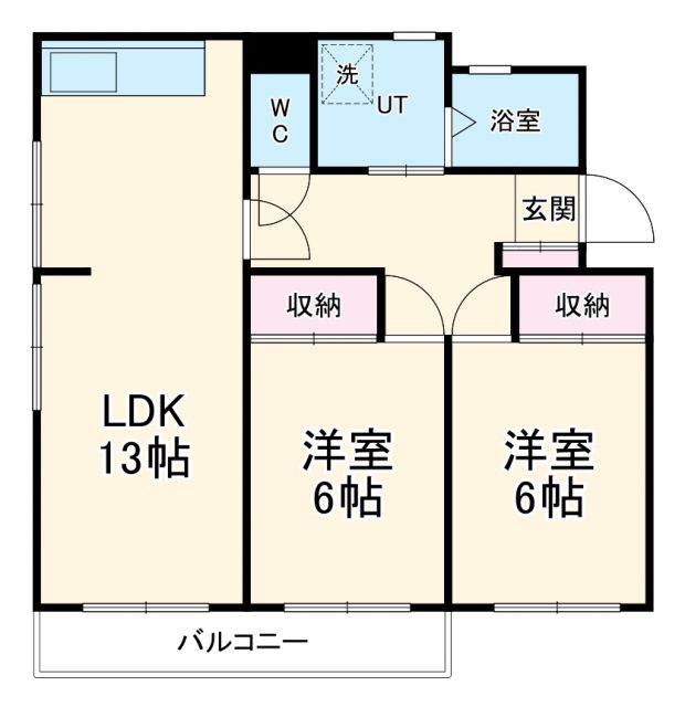 【ユートピア南山の間取り】