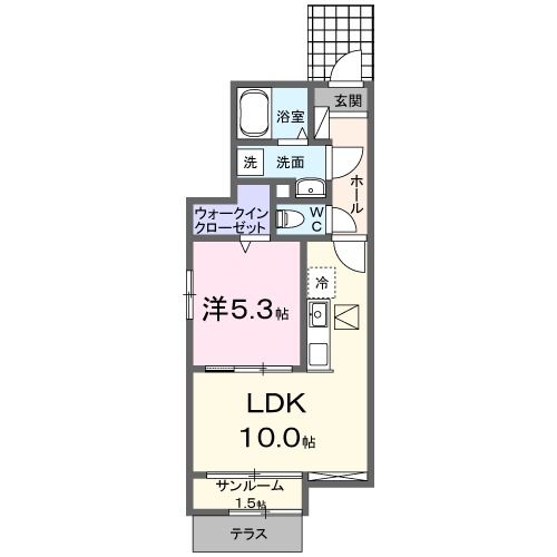 カーサ　アリビオの間取り