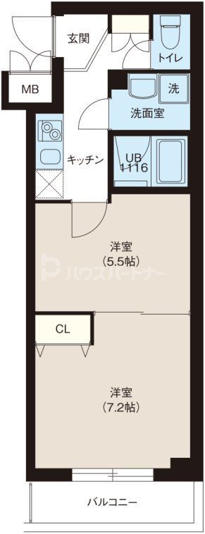 レオーネ志村坂上の間取り