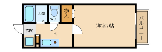 パセオ西之町の間取り