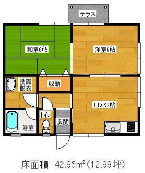 日の出壹番館の間取り