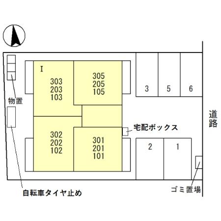 【D-Residence長土塀Iの駐車場】