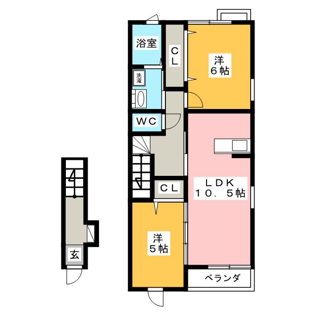 アヴァンティ平井の間取り