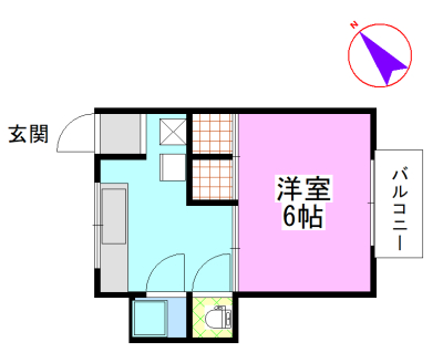 コーポｅの間取り