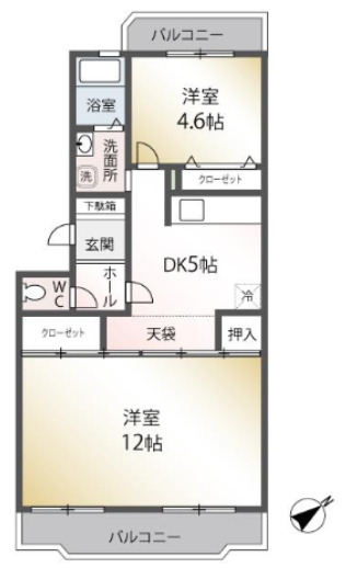 【TIME131の間取り】