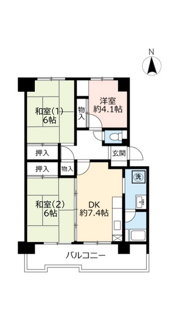 ＵＲポートアイランドの間取り