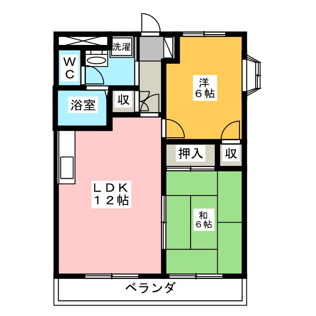 エクセリーヌＫ－IIの間取り