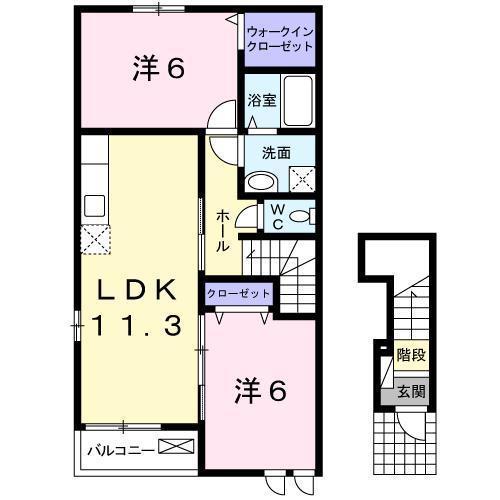 ライツ　シュティルＢの間取り