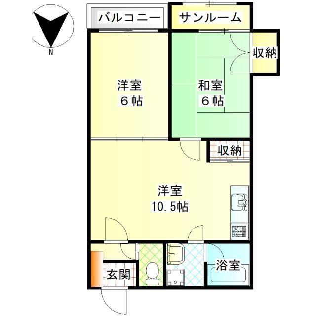 ライフフィールドマンションの間取り