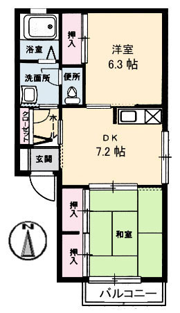 オリエントたになかの間取り