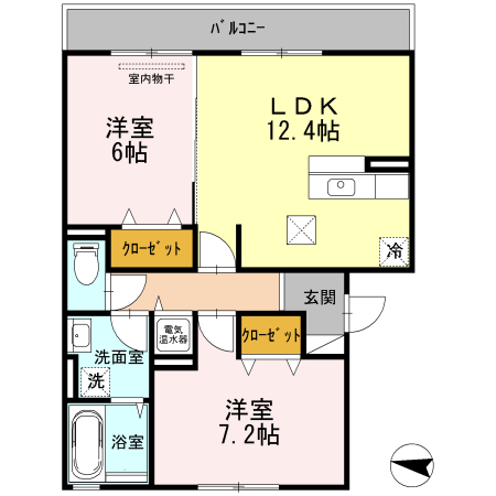 ロイヤルガーデン木場の間取り