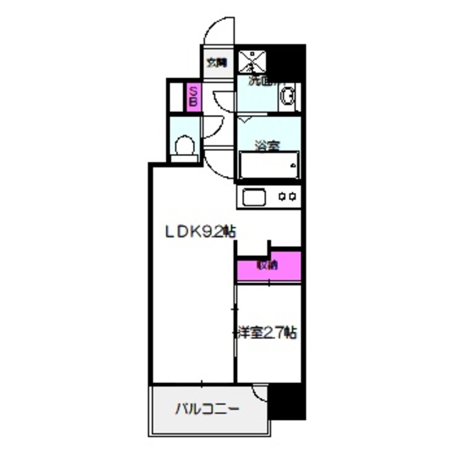 ミラージュパレス都島本通の間取り