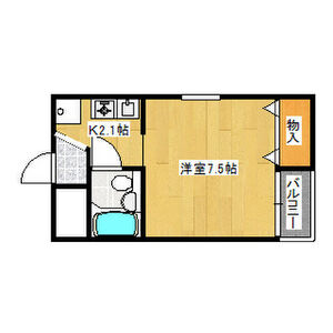 橿原市西池尻町のマンションの間取り