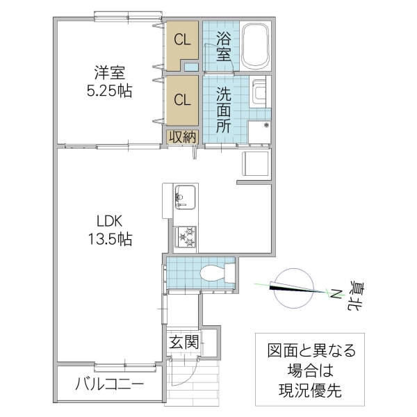 レーガベーネ長堀 III Bの間取り