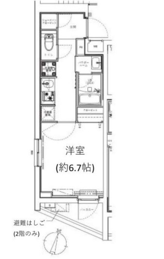 ジェノヴィア学芸大学の間取り