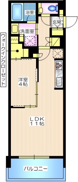 横浜市中区野毛町のマンションの間取り