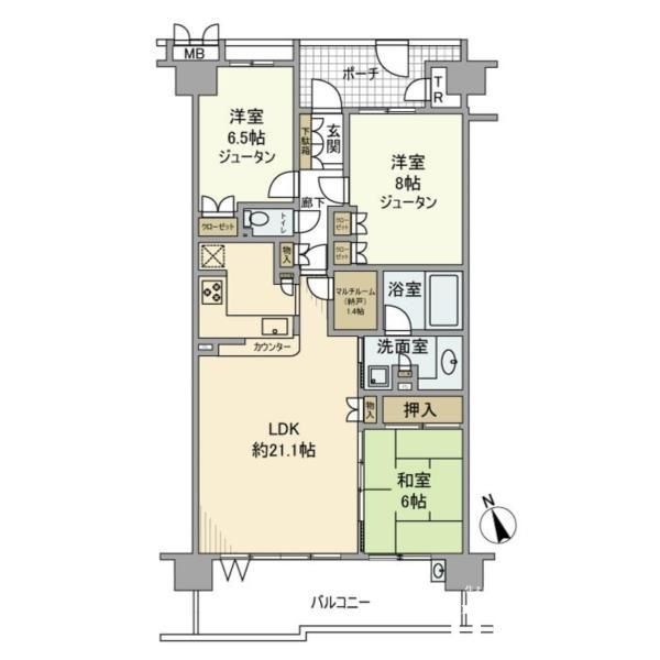 プレイシアの間取り