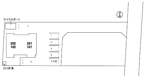 【シャーメゾン東花尻の建物外観】