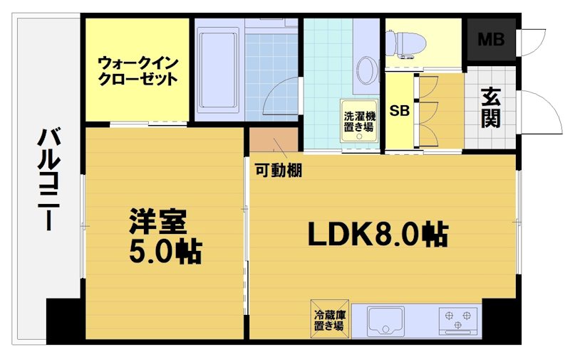 カーサフィオーレ桂の間取り