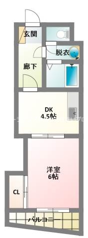 寝屋川市昭栄町のマンションの間取り