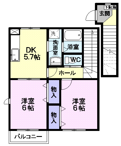 コモド・ココメロの間取り