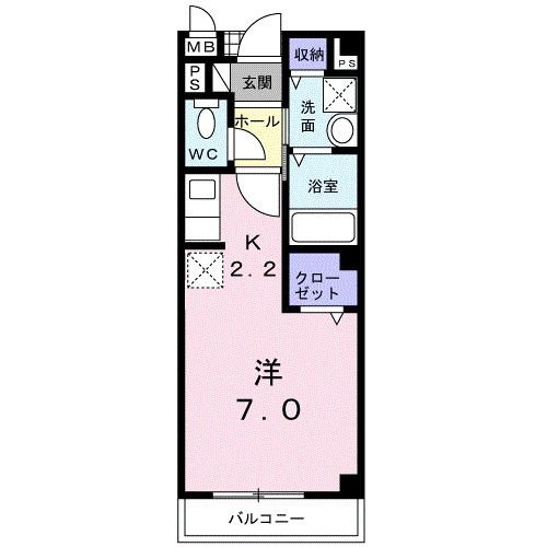 【富士市厚原のアパートの間取り】