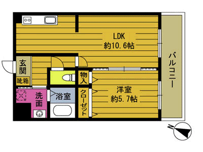 スカイメゾンIIの間取り