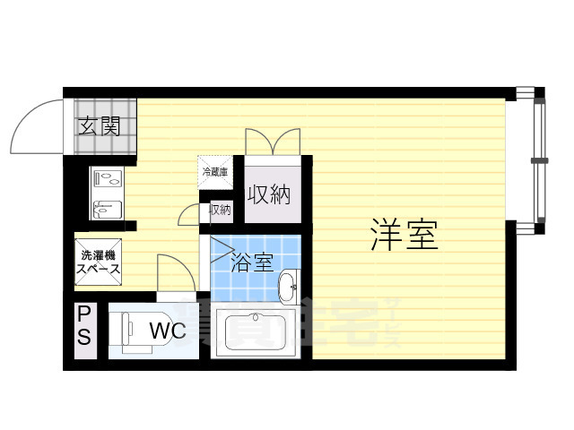 大和郡山市城南町のアパートの間取り