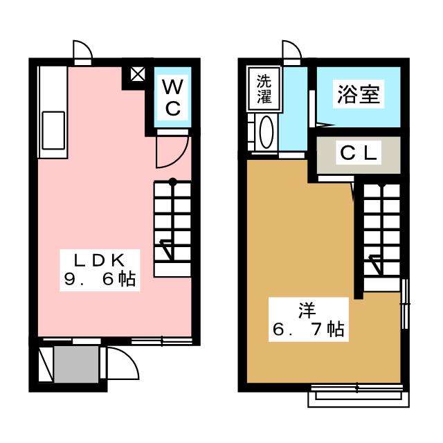 サンライズ笹部の間取り