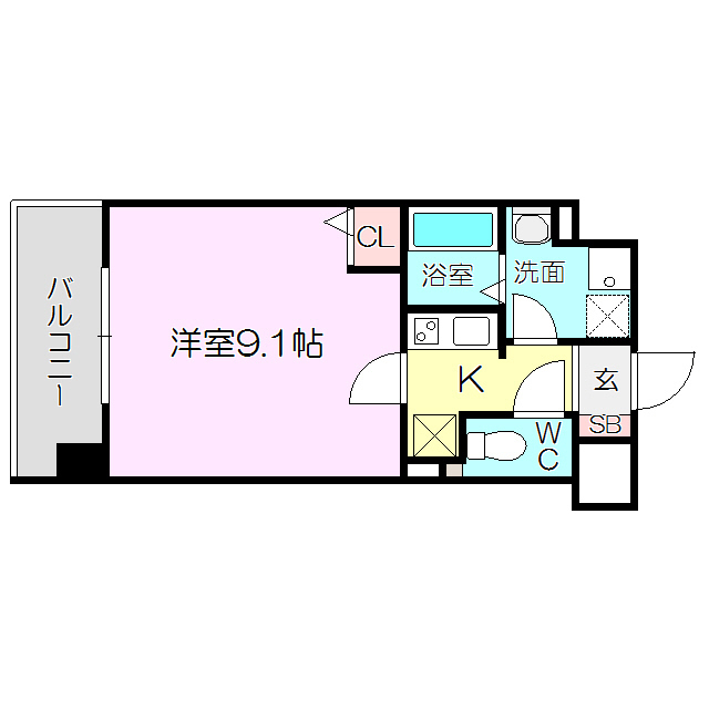 アドバンス新大阪ＣｉｔｙＬｉｆｅの間取り