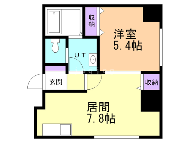 Ｅ－ｈｏｒｉｚｏｎ山鼻の間取り