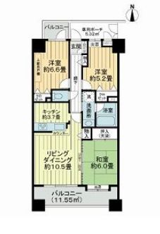 東京都墨田区横網２（マンション）の賃貸物件の間取り