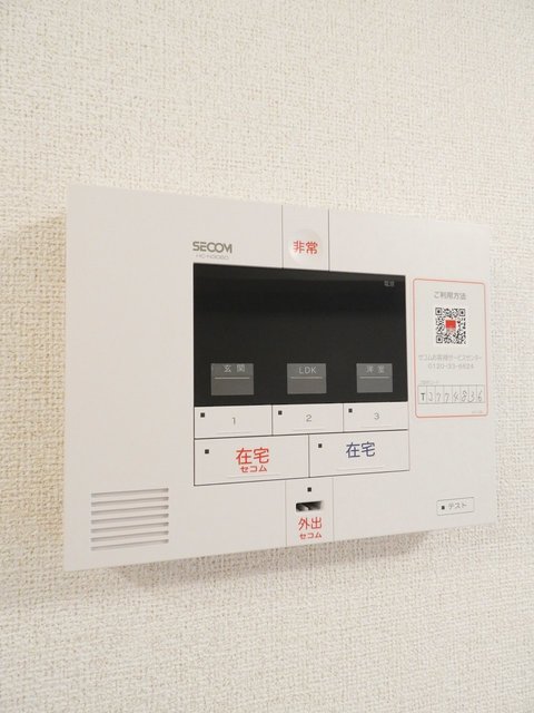 セキュリティ　同物件別号室の写真です。